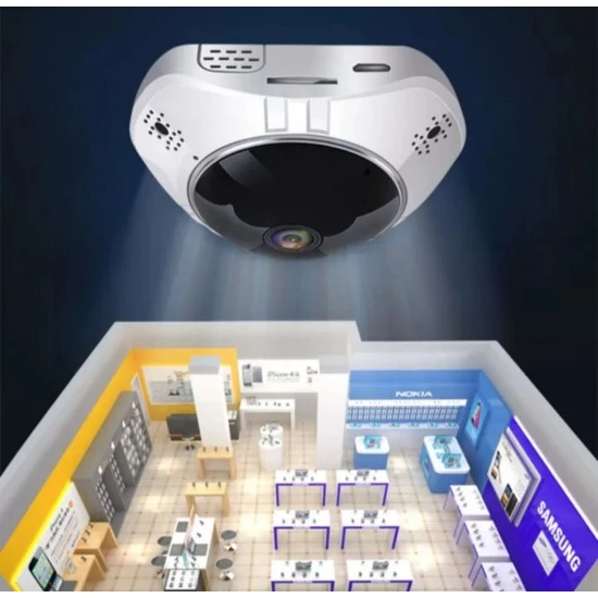 Showing image for اصغر كاميرا مراقبة بتقنية VR مشاهدة كامل الموقع 360 درجة اصغر كاميرا مراقبة بتقنية VR مشاهدة كامل الموقع 360 درجة image