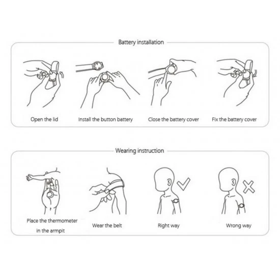 Showing image for سوار مقياس درجة الحرارة للاطفال الذكي مع خاصية التنبيه بالهاتف الجوال سوار مقياس درجة الحرارة للاطفال الذكي مع خاصية التنبيه بالهاتف الجوال الموضة وادوات التجميل, الكترونيات حديثة, ملحقات الجوال image